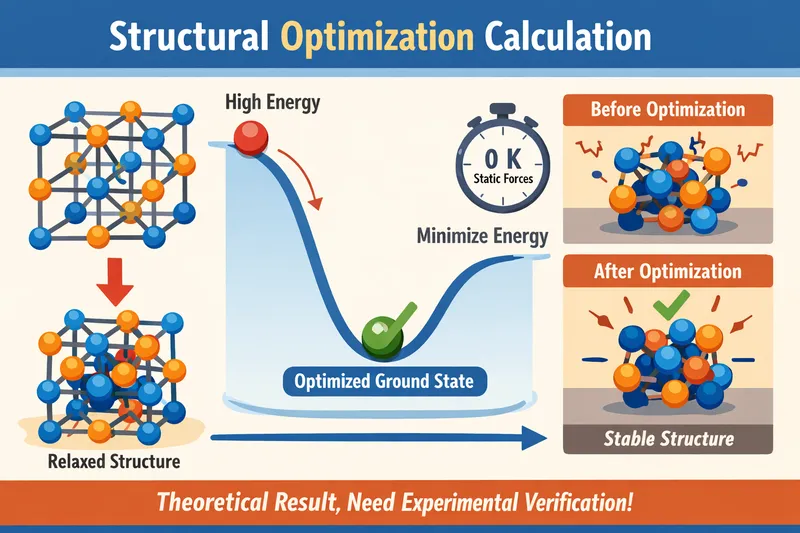 VASP结构优化计算